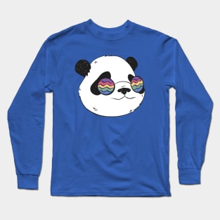 Hippie Panda Long Sleeve T-Shirt